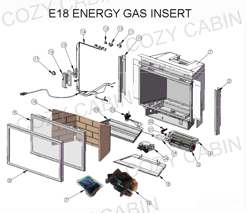 Energy Gas Insert (E18) #E18